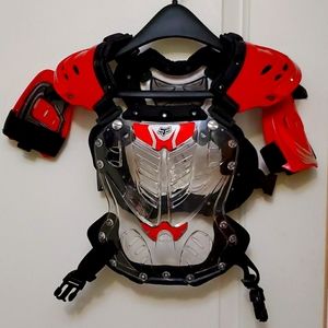 Chest plate for motorcycle/motocross